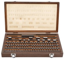 Partial 81 Piece MITUTOYO Gage Block Set 516-902 BE1-81-2 Grade: 2, 70 pieces