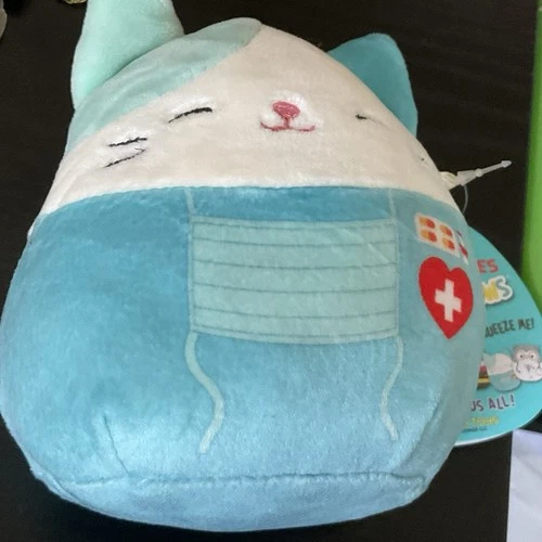 2020 Squishmallows 5” Cassie The Nurse Cat NWT