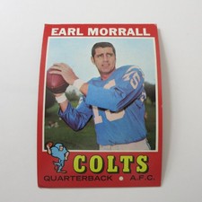 Earl Morrall 1971 Topps #242 Baltimore Colts Free Postage