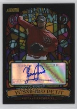 2008 Topps Stadium Club Beam Team Yusmeiro Petit #BTA-YP Auto 4f5