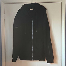 Comfrt Airplane Mode Travel Zipped Hoodie Large Obsidian (black)