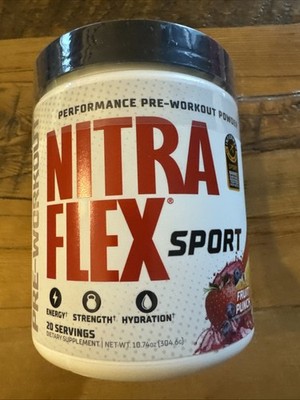 GAT Sport Nitraflex Pre-Workout ~Fruit Punch 10.74oz Exp 07/2027