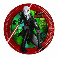 Star Wars Rebels Pappteller 23Cm 8 StüCk Neu & Ovp
