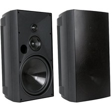 Proficient Audio AW830BLK 3-Way All-Weather Outdoor Speakers Pair