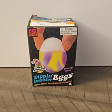 Nee Doh Color Changing Squishy Squeeze Egg Dippin  Dazzler Yellow Purple RARE