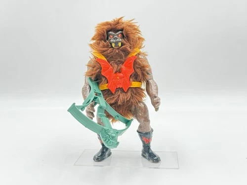 1985 MOTU GRIZZLOR DARK FACE Masters of the Universe He man Vintage COMPLETE
