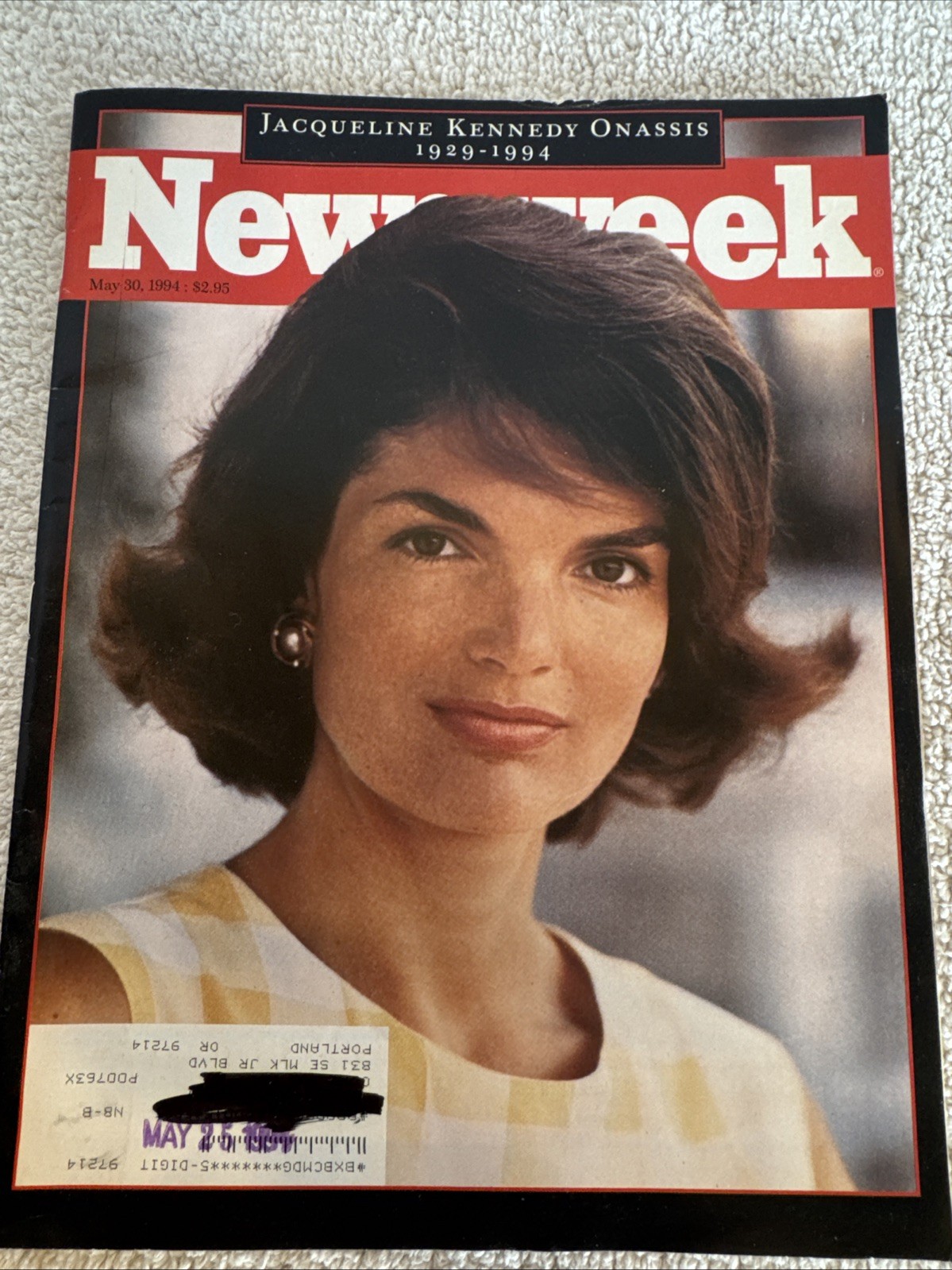 Newsweek Magazine May 30, 1994 Jacqueline Bouvier Kennedy Onassis 1929 - 1994