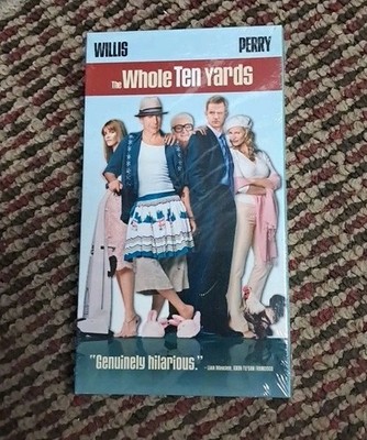 The Whole Ten Yards VHS Video Bruce Willis Matthew Perry New Sealed 
