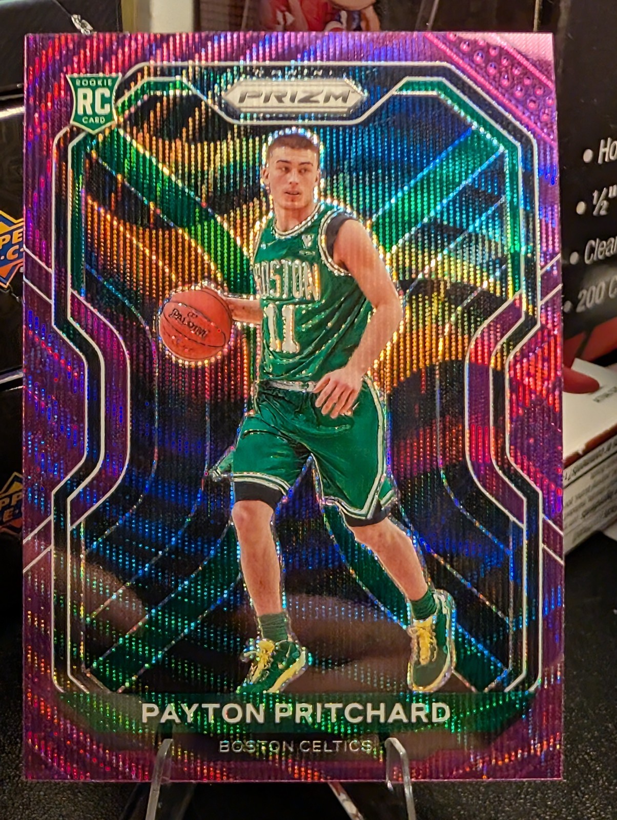 2020-21 Panini Prizm Purple Wave Prizm Payton Pritchard #257 Rookie RC