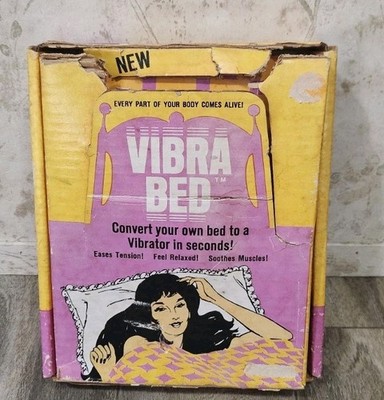 Vintage 1969 Vibra Bed Convert Your Bed Into A Vibrator In Box Tested Soothes