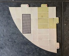 Vintage Star Wars Palitoy Death Star Cardboard Death Star - Floor Section E