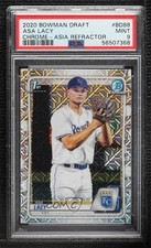 2020 Bowman Draft Chrome Mojo Refractor Asa Lacy #BD-88 PSA 9 MINT 7i2