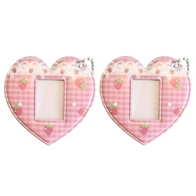 Keychain Campus Cards Holders Features Fashionable Small Photo Cards Organizers