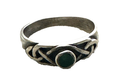 Set Heide Sterling Silber Kelten Ring - KH94 - 925 gepunzt - Größe N