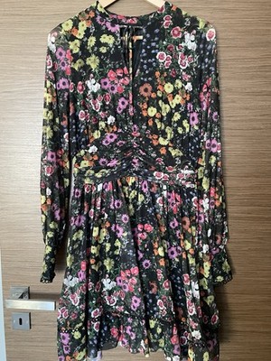 TED Baker London Designer Kleid Floral Blumen Minikleid Mini Kleid Dress Gr 2 36