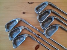 7× PING ZING IRONS, 3-9 STEEL KT-M  REG FLEX SHAFT RED SPOT Golf Clubs men