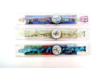 NEW 6 Piece Swatch Watch GZS11 Limited Edition Artist Series Boxed