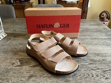 Womens Haflinger Olivia sandal in sahara, 41