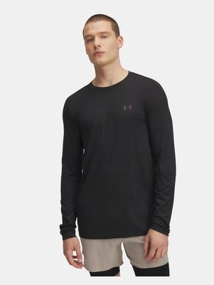 $80 Under Armour UA Vanish Elite Seamless LS Shirt Black Men's Large 1379282-001