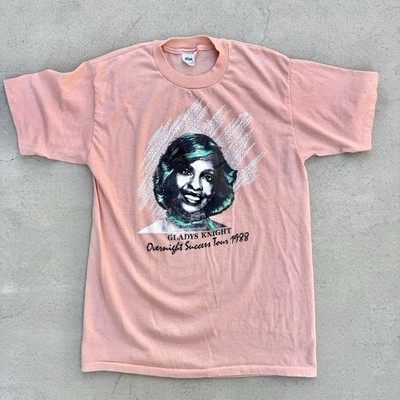 Gladys Knight 1988 Overnight Success Tour Shirt Vintage Made In USA Stedman Sz L