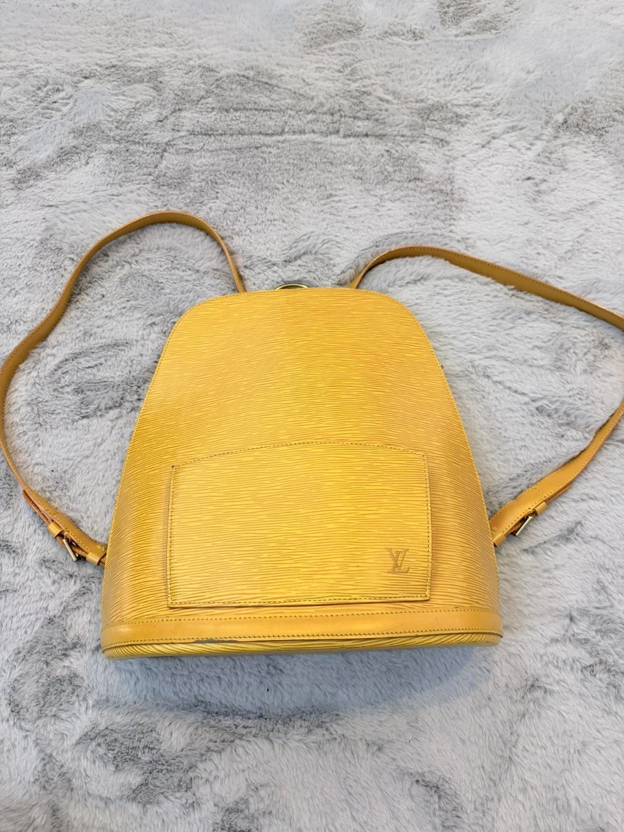 Louis Vuitton Backpack Yellow Bags & Handbags for Women for sale