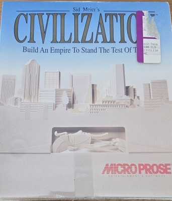 SEALED! Sid Meier s Civilization PC Big Box 3.5'' Disks MicroProse c 1993