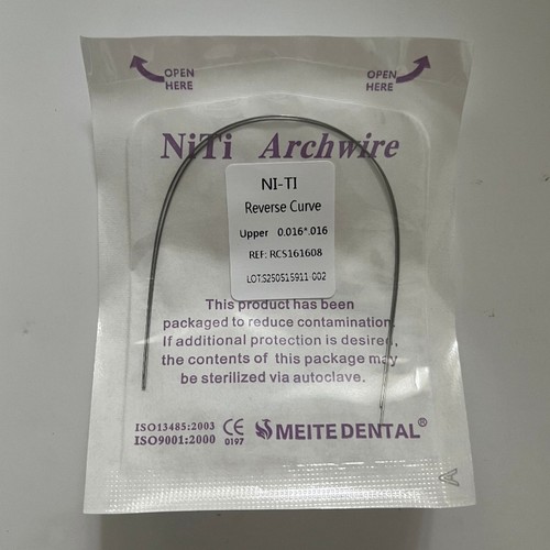 50Pack Dental Orthodontic Super Elastic Niti Reverse Curve Arch Wire Rectangular - Picture 2 of 11