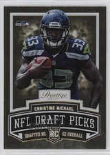 2013 Panini Prestige NFL Draft Picks Gold Christine Michael #20 0nr3
