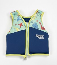Swim School Youth Swim Training Vest Dinosaurs - Small-Medium - Excellent Cond.
