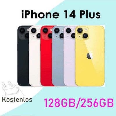 Apple iPhone 14 Plus 128GB/256GB 5G Smartphone Ohne SIMLOCK SIM-FREE 6,7Zoll