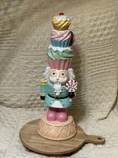 NWT Sugarplum Dreams Christmas Pastel Colorful Glitter Cupcake 18  Nutcracker