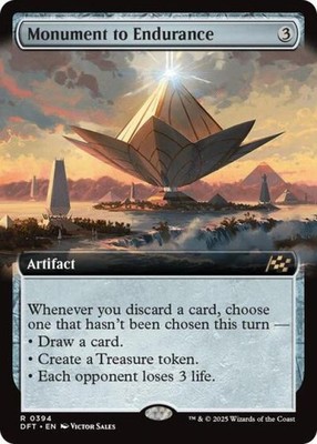 Monument to Endurance (Extended Art) -Foil Near Mint MTG Aetherdrift