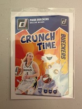 2025 Panini Donruss Crunch Time Paige Bueckers rookie card #19 Dallas Wings WNBA