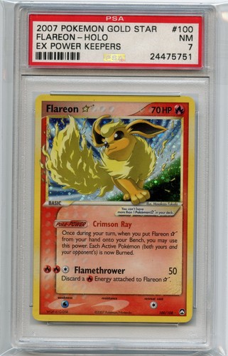 Flareon ★ graded PSA 7 for sale on eBay