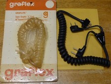 NOS GRAFLEX GRAFLITE FLASH Y CORD FOR 4X5 SUPER GRAPHIC/ SUPER SPEED GRAPHIC