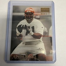 SkyBox 1996 Impact Willie Anderson Rookie Cincinnati Bengals Card #181. rookie card picture