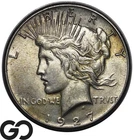1927 Peace Dollar, Nice BU++