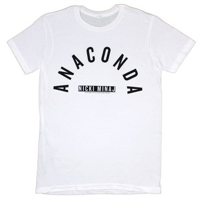 Men's Nicki Minaj Anaconda T-shirt Small White