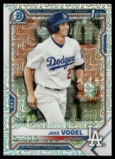 2021 Bowman #BCP-59 Jake Vogel Chrome Prospects Mojo Refractor