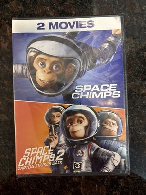 Two Movies Space Chimps & Space Chimps 2 Barton Strikes Back New Sealed In Box