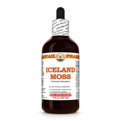 Iceland Moss (Cetraria Islandica) Dried Whole Plant Liquid Herbal Extract