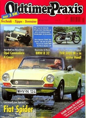 2) Oldtimer Praxis 04/1999 - Opel Commodore A Coupe 2 - TVR 3000 M mit 136PS in