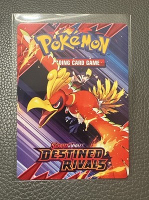 Destined Rivals Pack Art Trainer Tip Card - Ethan s Ho-Oh | PreRelease Deck RARE
