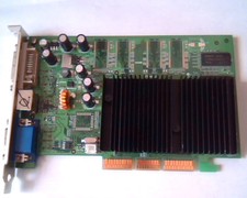 AGP card e-GeForce4 MX4000 128MB 128-A8-NV95-LX Nvidia P182 DVI VGA S-Video