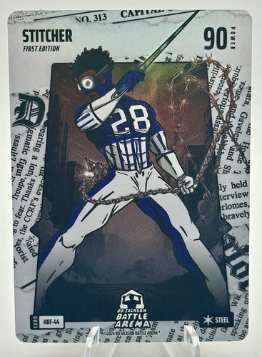 2024 Bo Jackson Battle Arena Stitcher Headliner Battlefoil HBF-44