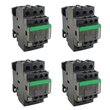4PCS TeSys Deca LC1D32M7 Contactor 220V coil 32A replace Schneider LC1D32M7 AC