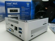 Intel NUC 5CPYH Celeron mini PC kit HDMI port SD card slot desktop preowned