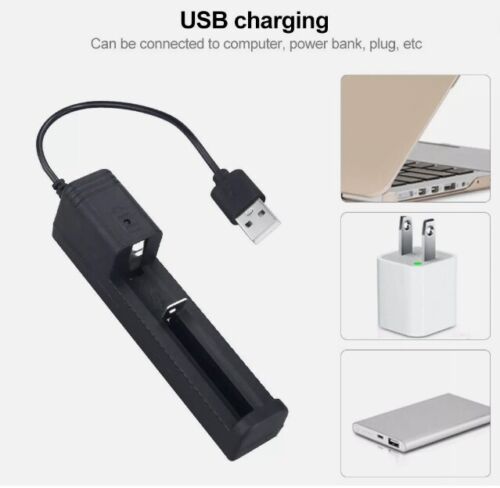 Wiederaufladbare 14250 Batterie CR2 3,7 V Ladegerät für Lichtzielfernrohr Taschenlampe - Bild 15 von 23