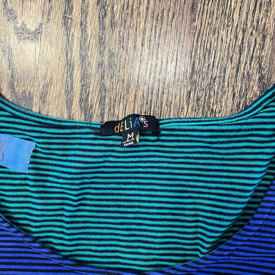 Vestido vintage de rayas en bloques de colores de Delia Foto 3 de 4