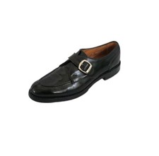 Allen Edmonds Mens Cornell Monk Strap Dress Shoes Black Leather Truck Sole 11